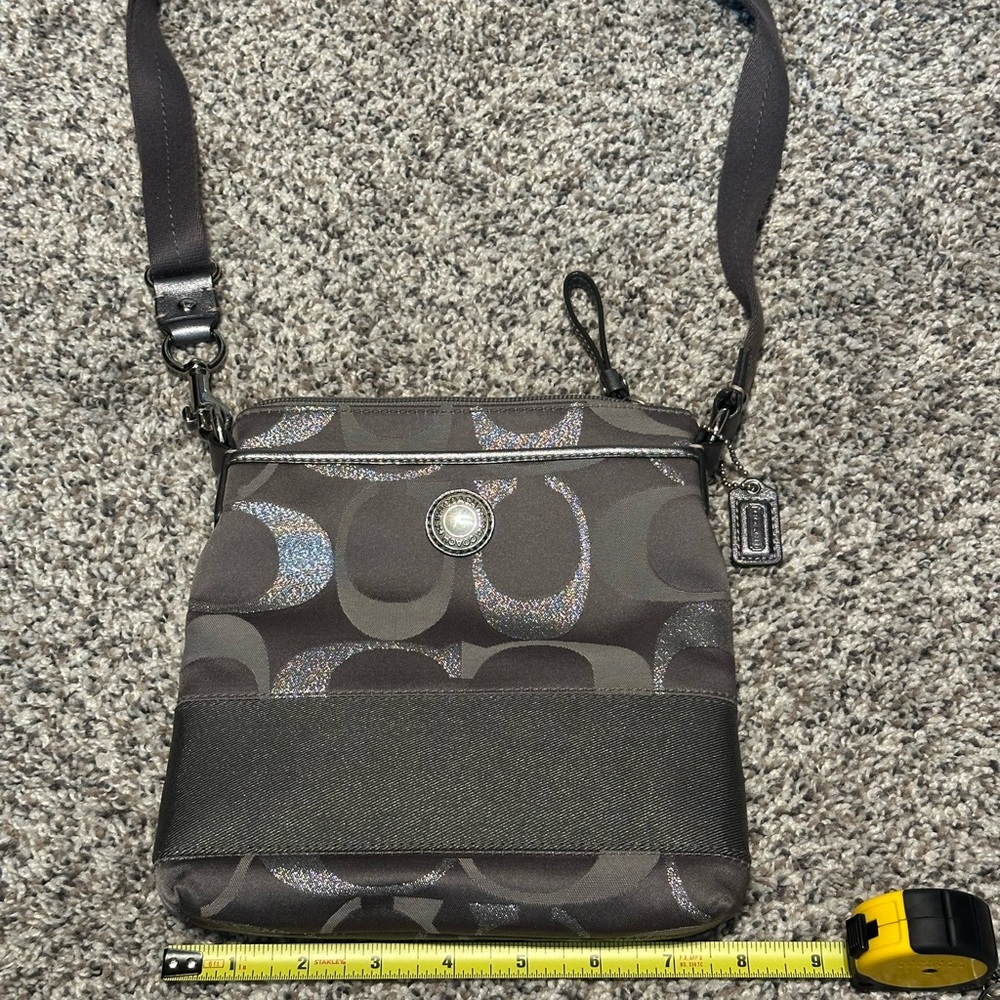 Coach Gray crossbody bag